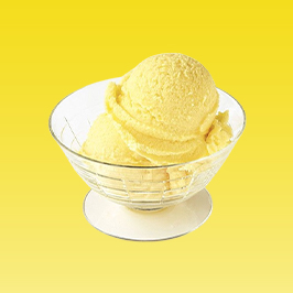 sorbetto with two scoop